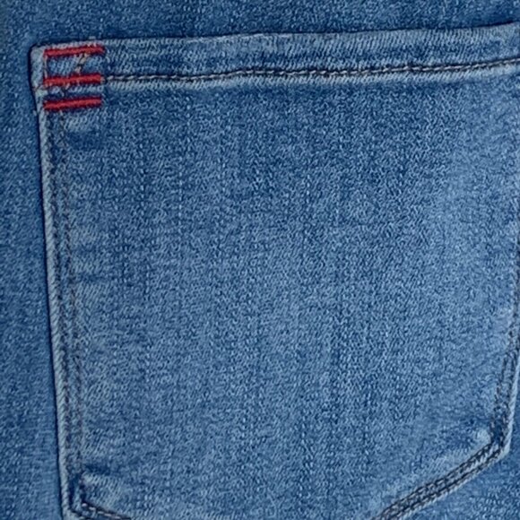 BDG Urban Outfitters High Rise Crop Skinny Jeans Size 28 Blue Stretch - Picture 9 of 12